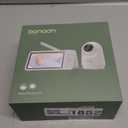 bonoch 2K 5.5" Baby Monitor No WiFi, 1600ft Long Range Video Baby Monitor with Camera and Audio, 240h Battery, White Noise, Hack-Proof, Night Vision, Smart Detect for Cry/Sleep Turnover/Motion