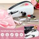 Handheld Sewing Machine for Beginners, Easy to Operate and Fast Stitch Suitable for Clothes,Fabrics and Quick Home Repairs for Mom Birthday Valentine's Day Christmas