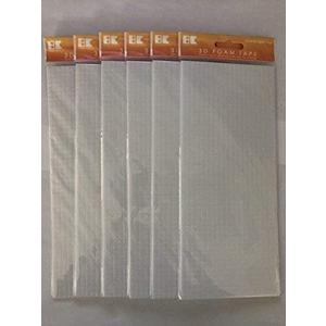Best Creation, Inc 3D Pop Dots (12 Sheets) Dual-Adhesive Foam Mount (Small Square)