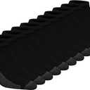 Hanes Mens Max Cushion Low Cut Socks, 6, 8, and 12 Pair Pack, White and Black