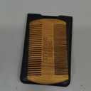 Striking Viking Sandalwood Beard and Mustache Comb Set - Pocket-Sized Wooden Comb with Fine and Coarse Teeth, Case Included - Perfect for Balms and Oils
