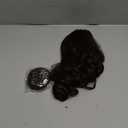 SEIKEA Cheer Ponytail Hair Piece, 14" Curly Cheerleader Hairpiece Ponytail Extension for Cheerleader Competition, Dance Dark Brown