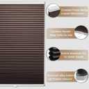 MYshade Cordless Blackout Cellular Shades, 1.5" Honeycomb Window Blinds for Bedroom & Nursery, Thermal Insulated, Noise Reducing, Privacy Shades, Inside or Outside Mount (40" W x 72" H, Taupe)