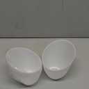 Pack of 2 Plastic Lampshade,5.7 inch High,4.1 inch Diameter,1.65 inch Fitter, Replacement Plastic Lamp Shade for LED Floor Lamp [White]