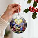 2 x Christmas Ornament, Christmas Tree Decor, Christian Ornament, Nativity Scene, Religious Home Decor, Christian Gifts, Religious Gifts, Gift Exchange, Gift Idea - Pattern E