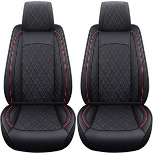 YIERTAI Car Seat Covers for Dodge Ram Fit 2009-2026 1500 2010-2026 2500 3500 Classic Bighorn Longhorn Laramie Tradesman Truck Red Front