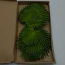 6 Pcs Pu Foam Artificial Palm Leaves Faux Palm Tropical Leaves Fake Palm Fronds for DIY Wedding Bouquets Fake Leaves for Centerpieces Arrangements Bridal Shower Palm Leaf for Party Home Decorations