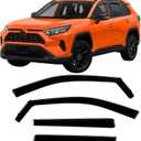 2019-2025 in-Channel Rain Guards Side Window Visor Deflectors for Toyota Toyota Rav4 SE XSE LE XLE Adventure Limited Hybrid 2020 2021 2022 2023 2024