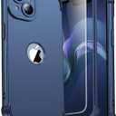 ORETECH for iPhone 14 Case, with [2 x Screen Protectors] [15 Ft Military Grade Drop Test] [Camera Protection] 360 Shockproof Slim Thin Phone Case for iPhone 14 Cover 6.1" -Blue