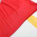 Dagmar Christmas costume role-playing children's cheerleading mesh top hooded jacket set (5-6 Years, Red)