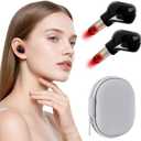 2026 Upgraded Red Light Therapy for Ear & Nasal Wellness  650nm Light Device for Comfort & Support, Portable for Home, Work & Travel Use 2 Pack (Black)