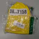 Dog Raincoat Reversible, Single Side Slicker Poncho Adjustable Waterproof Dog Rain Jacket with Leash Hole/Reflective Stripe Hooded Snow proof Windproof Clothes for Small to 3X-Large Dogs, L