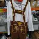Morph Lederhosen Men Costume, Oktoberfest Costumes Mens, German Festival Costume, Halloween Costumes for Men