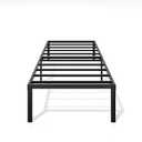 LUMUNANCE Metal Bed Frame Twin Size - 16 Inch Heavy-Duty Twin Platform Bed Frame No Box Spring Needed, Easy Assembly, Noise-Free, Sturdy Mattress Foundation, Underbed Storage Space