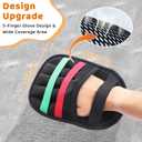 Pet Hair Remover Glove for Dogs & Cats, Newly Upgraded Reusable Electrostatic Pet Hair Gloves, Pet Hair Remover Tool for Clothing, Couch, Carpet, Car Seat（1Pcs-Black