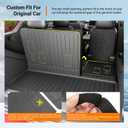 powoq 7Seat Floor Mat Compatible with 2022-2026 Chevy Tahoe/GMC Yukon Trunk Backrest Mat Cargo Liner Replacement for 2022-2024 2025 2026 Chevy Tahoe/GMC Yukon Accessories