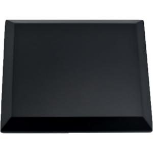 6" x 6" Black MDF Wood Display Base with Ogee Edge