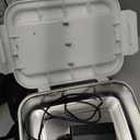 EAST OAK Cordless Electric Lunch Box for Adults, Heated Lunch Box Battery Powered with Automatic Heating, 5.5 Cups Portable Food Warmer with Insulated Carry Bag (Onyx Black)