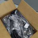 100ft 2-Pack Outdoor G40 LED Globe String Lights Dimmable Waterproof Shatterproof Light Strings with 52 Bulbs Connectable Commercial Hanging Lights for Christmas Patio House Backyard Balcony Party (Black)