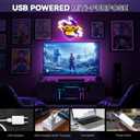 Cool Monkey Neon Sign, Smoking Monkey Led Sign for Wall Decor, Usb Powered Adjustable Brightness Anime Monkey Led Light for Bedroom Bar Pub Game Room Party Man Cave Decor, Unique Gift