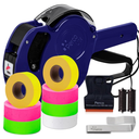 Perco Lite 1 Line Price Gun Kit Includes 1 Roll of Yellow, Fluorescent Green & Fluorescent Pink Label, 1 Scraper, 2 Ink Rollers (1 Preloaded) & 1 Gun Clip