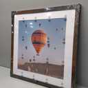 Wood 18x18 Picture Frame with 14x14 Mat Deep Brown, Display 14x14 with Mat or 18x18 without Mat, Wood 18 by 18 Photo Frame, 18 x 18 Frame for Wall Hanging Display, Deep Brown