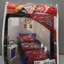 Disney Cars Rusteze Racing Team 4 Piece Toddler Bedding Set, Blue/Red/Yellow/White