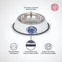 The Memory Company | Licensed NCAA Bling Team Logo Stainless Pet Bowl