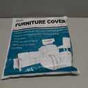 Swanna Plastic Dining Chair Covers with Backrests,Clear PVC Seat Chair Protector Waterproof Cover,Fit W/21 x D/18 Inch (2 Pack)