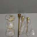 Candlestick Holders Taper Candle Holders, Set of 3 Candle Stick Holders Set, Brass Gold Candlestick Holder Set, Vintage Modern Decorative Centerpiece for Table Mantel Wedding Housewarming Gift