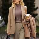 Cicy Bell Womens Casual Blazers Open Front Long Sleeve Work Office Suit Jackets Blazer (S)
