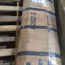 Queen Size Bed Frame with Upholstered Wingback Headboard, Easy Assemnly Platform Bed, Wooden Slat Support No Box Spring Needed, Light Gray