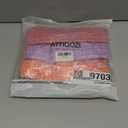 4 Pack Girls Athletic Shorts Dry-Fit Basketball Shorts with Pockets,Girls Running Shorts for Kids Gym Soccer (Medium, Black/Orange/Purple/Hot Pink)