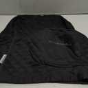 KITCHENAID Fitted Tilt-Head Solid Stand Mixer Cover with Storage Pocket, Quilted 100% Cotton, Matte Black, 14.4"x18"x10", NEW AND IMPROVED FIT