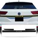 BOGAR TECH DESIGNS Rear Bumper Chrome Delete Overlay Compatible with Volkswagen Atlas 2021-2025, Gloss Black