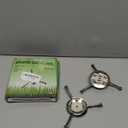 2Pcs Steel Wire Grass Trimmer Head, 2025 New String Trimmer Replacement Head, Universal Brush Cutter Steel Head for Lawn Mower Edging, 6 Inch Steel Wire Weed Brush Cutter Trimmer Head (3 Blades)