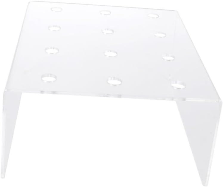 Transparent Cake Tube Rack Dessert Cone Display Stand for Easy Storage and Convenient Holder for Households Dessert Shops and Parties