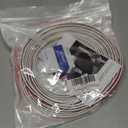 JSIWOTH 26.2 Ft Peel and Stick Wall Molding Trim, White(Paintable) Self Adhesive Flexible Trim for Wall, Edges, Borders, Window Frames, Backsplash Tiles, Baseboard & More (W:0.4", T:0.1")