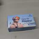 Kids Ski Goggles for Boys Girls Aged 3-14, 100% UV Protection OTG Ski Goggles (A06-white/Revopink(vlt 46%))