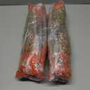 3 x Alupssuc 24 Bundles Artificial Fall Mums Flowers for Outdoors Decoration, UV Resistant Silk Violet and Faux Eucalyptus Autumn Fake Plants for Outside Indoor Yard Home Patio Porch Decor