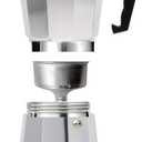 Primula Classic Stovetop Espresso and Coffee Maker, Moka Pot for Italian and Cuban Caf Brewing, Greca Coffee Maker, Cafeteras, 12 Espresso Cups, Silver