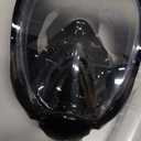 Greatever G2 Full Face Snorkel Mask with Latest Dry Top System,Foldable 180 Degree Panoramic View Snorkeling Mask with Camera Mount,Safe Breathing,Anti-Leak&Anti-Fog (Large/ X-Large, Black)