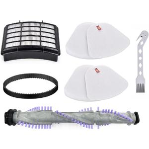 Filter Replacement Compatible for Shark Navigator Lift Away NV350 NV351 NV352 NV356E S2 NV355 NV356 NV358 NV360 Vacuum Cleaner Filter Brush Roll Belt