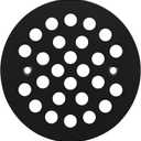 4-1/4 Inch Screw-in Shower Drain Cover Replacement Floor Strainer - Brushed Nickel, Brushed Gold, Oil Rubbed Bronze, Chrome, Antique Bronze, Black