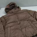 Boys Girls Hooded Warm Puffer Jackets Toddler Coat Light Weight down Jacket Kids Outwear Padded Coat for Winter (8-9 Years, Coffee)