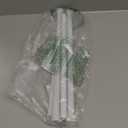 2Pack White Tension Curtain Rods18 to 36 Inch,Spring Loaded Curtain Rods No Drilling,Small Tension Rod for Windows Door Closet,Pressure Rod