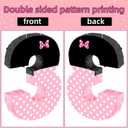 15.7 x 11.5 x 3 Inch Pink Bow Number 3 Pinata,Pink Bow Birthday Decorations, Fillable Hanging Piata with Stick Blindfold Confetti for Girls Boys 3rd Anniversary Party Decorations