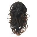 Women's Ponytail Short Curly Claw Clip in Pony Tail Hair Piece Wavy Extension Wig Hairpiece Jaw Clip Hair Extensions