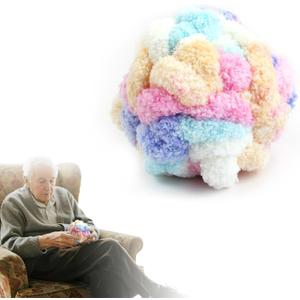 Sensory Ball for Anxiety Relief and Alzheimer's Dementia - Squeezeable Fidget Ball for Alzheimer's Dementia, Autism, ADHD, Bouncy Ball for Skin Pickers and Special Needs (Colorful)