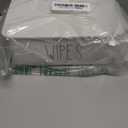 Sleek Baby Wipes Dispenser Easy to Access Bathroom Flushable Butt Wipes Container Holder Refillable,7.28" L x 4.80" W x 2.75" H (White)